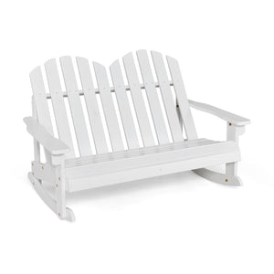 ASTM and CPSIA certificated for safer use. <br>Fitted with reinforced structure which can hold 220lbs of weight.<br>Nice rocking chair for outdoor places  such as backyard  poolside  yard.<br>Made from natural fir wood for weather resistant.<br>30Â° tilt 