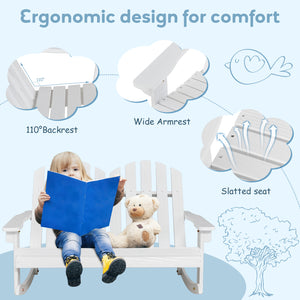 ASTM and CPSIA certificated for safer use. <br>Fitted with reinforced structure which can hold 220lbs of weight.<br>Nice rocking chair for outdoor places  such as backyard  poolside  yard.<br>Made from natural fir wood for weather resistant.<br>30Â° tilt 