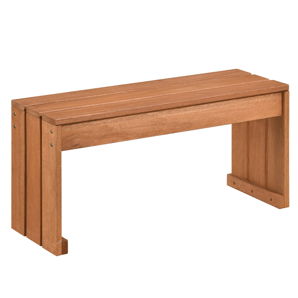 Multipurpose use for side table  plant stand or storage rack<br>Sturdy thickened wood slats for even weight distribution<br>Strong 242 lbs/440 lbs weight capacity for steady seating<br>Natural wood grain for minimalist design<br>Easy to move between indoo