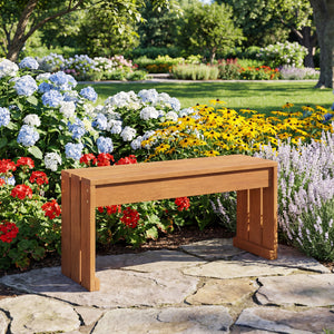 Multipurpose use for side table  plant stand or storage rack<br>Sturdy thickened wood slats for even weight distribution<br>Strong 242 lbs/440 lbs weight capacity for steady seating<br>Natural wood grain for minimalist design<br>Easy to move between indoo