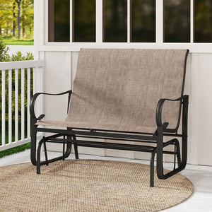 Promote relaxation  comfort and enjoyment with a gentle gliding motion<br>High-quality gilder bearing arm brackets for quiet back-and-forth swinging<br>Breathable and quick-drying fabric for cool seating and easy maintenance<br>The fabric is also fade-res