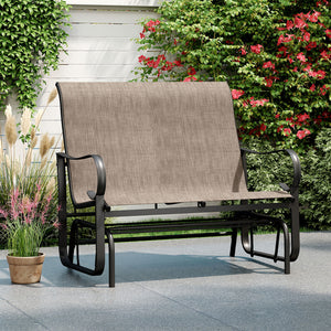 Promote relaxation  comfort and enjoyment with a gentle gliding motion<br>High-quality gilder bearing arm brackets for quiet back-and-forth swinging<br>Breathable and quick-drying fabric for cool seating and easy maintenance<br>The fabric is also fade-res