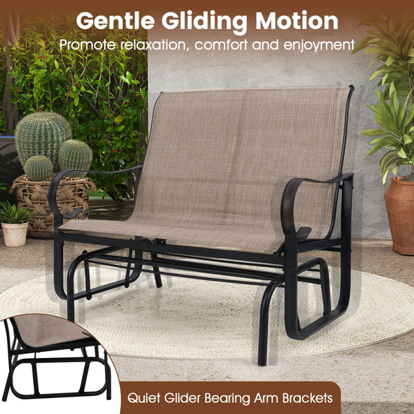 Promote relaxation  comfort and enjoyment with a gentle gliding motion<br>High-quality gilder bearing arm brackets for quiet back-and-forth swinging<br>Breathable and quick-drying fabric for cool seating and easy maintenance<br>The fabric is also fade-res