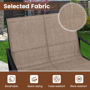 Promote relaxation  comfort and enjoyment with a gentle gliding motion<br>High-quality gilder bearing arm brackets for quiet back-and-forth swinging<br>Breathable and quick-drying fabric for cool seating and easy maintenance<br>The fabric is also fade-res