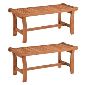 Solid mixed hardwood construction for long-lasting strength and reliable support<br>Slatted seat design for better airflow and quick drying after outdoor use<br>Smooth surface and rounded edges for safer and more comfortable seating<br>Deform-resistant st