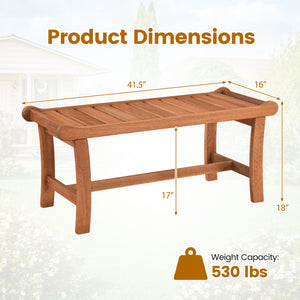 Solid mixed hardwood construction for long-lasting strength and reliable support<br>Slatted seat design for better airflow and quick drying after outdoor use<br>Smooth surface and rounded edges for safer and more comfortable seating<br>Deform-resistant st