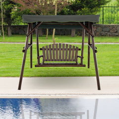 Carbonized fir wood is solid and weatherproof for outdoor use<br>Holds up to 530 lbs of weight  which is equivalent to 2 adults<br>A-shape frame ensures strong stability and load-bearing<br>Premium oxford fabric is wear-resistant and anti-fade for long us