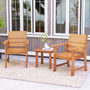 Premium hardwood construction for long-lasting durability<br>Burr-free and natural wood structure for an authentic look.<br>102Â° inclined backrest relieves fatigue and stress<br>Wide armrests for added comfort and relaxation<br>Breathable slatted design 