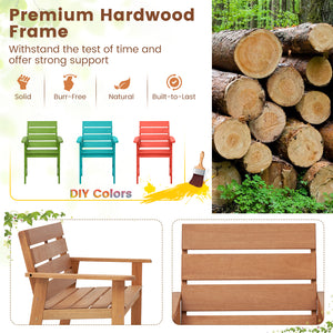 Premium hardwood construction for long-lasting durability<br>Burr-free and natural wood structure for an authentic look.<br>102Â° inclined backrest relieves fatigue and stress<br>Wide armrests for added comfort and relaxation<br>Breathable slatted design 