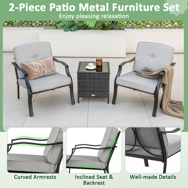 Ergonomic seat effectively relieves your fatigue <br>Soft seat and back cushions offer endless comfort <br>Smooth zippers make cushion covers easy to detach and wash <br>Fixing buckles to keep the cushions in the right place <br>Heavy-duty metal frame for