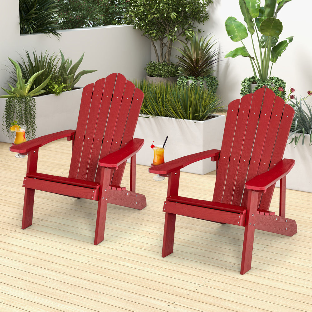 Selected HIPS and HDPE materials for weather resistance and fade resistance<br>Both materials require minimal maintenance  just clean them with water or soap<br>Ergonomic design with spacious seats and slop backrests for ultimate comfort<br>Both Adirondac