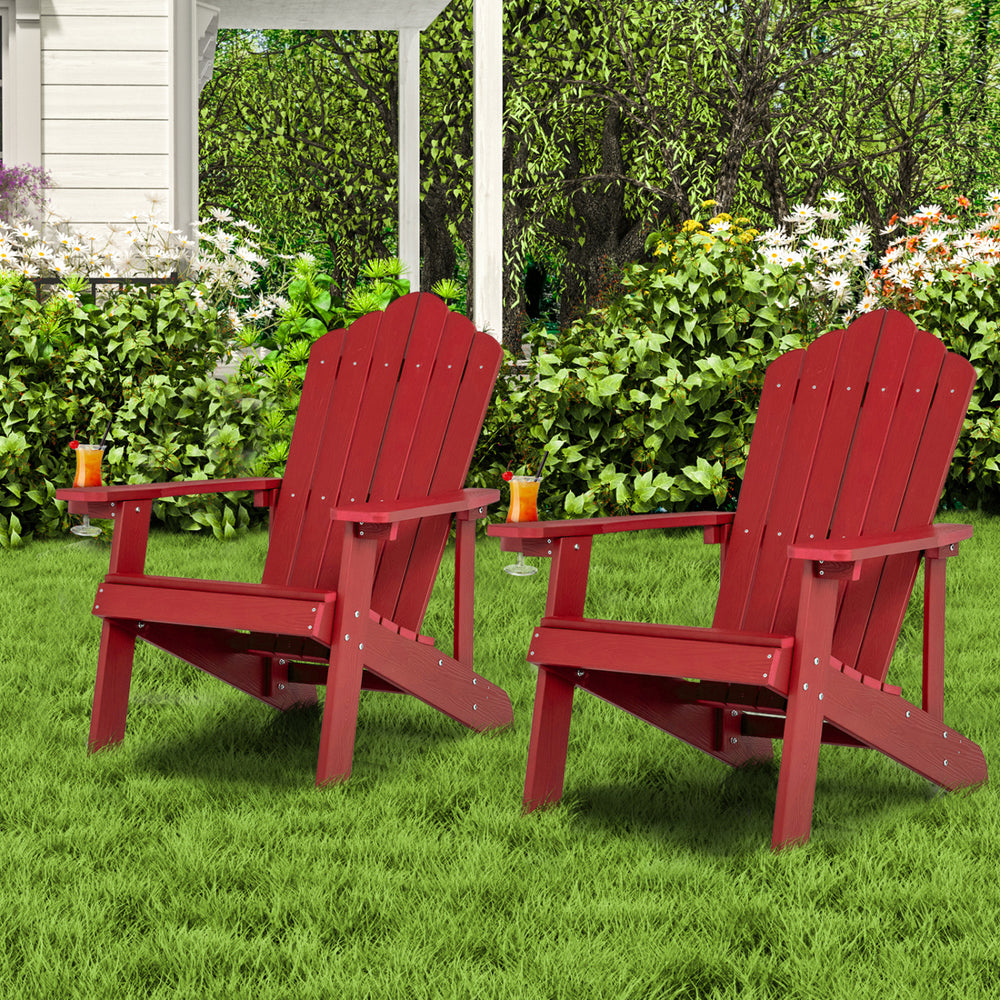 Selected HIPS and HDPE materials for weather resistance and fade resistance<br>Both materials require minimal maintenance  just clean them with water or soap<br>Ergonomic design with spacious seats and slop backrests for ultimate comfort<br>Both Adirondac