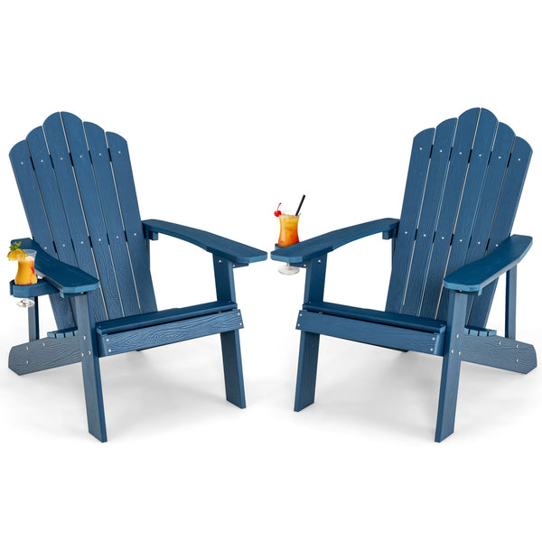 Selected HIPS and HDPE materials for weather resistance and fade resistance<br>Both materials require minimal maintenance  just clean them with water or soap<br>Ergonomic design with spacious seats and slop backrests for ultimate comfort<br>Both Adirondac