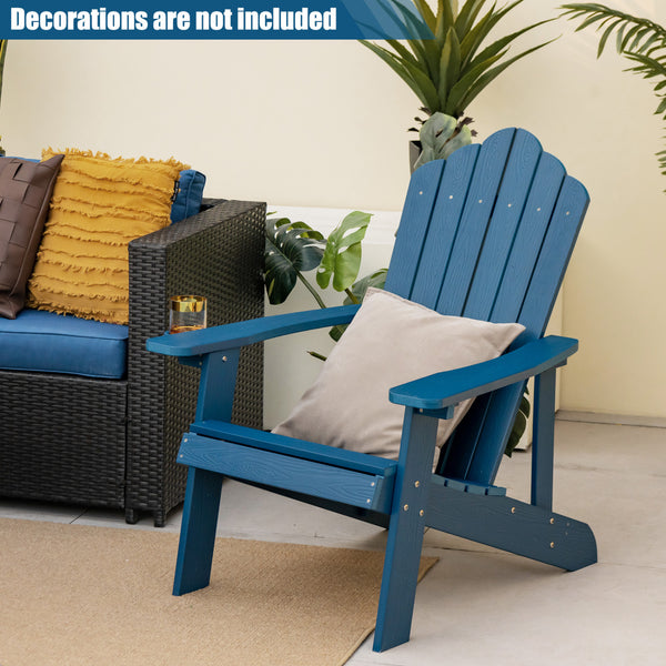 Selected HIPS and HDPE materials for weather resistance and fade resistance<br>Both materials require minimal maintenance  just clean them with water or soap<br>Ergonomic design with spacious seats and slop backrests for ultimate comfort<br>Both Adirondac