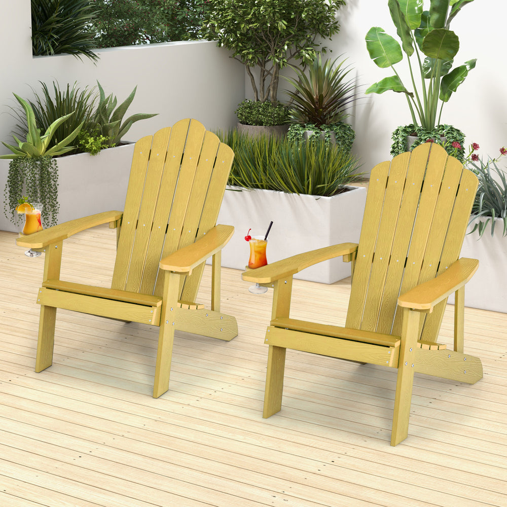 Selected HIPS and HDPE materials for weather resistance and fade resistance<br>Both materials require minimal maintenance  just clean them with water or soap<br>Ergonomic design with spacious seats and slop backrests for ultimate comfort<br>Both Adirondac