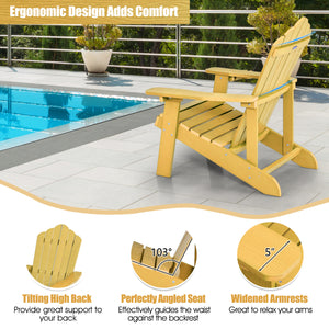 Selected HIPS and HDPE materials for weather resistance and fade resistance<br>Both materials require minimal maintenance  just clean them with water or soap<br>Ergonomic design with spacious seats and slop backrests for ultimate comfort<br>Both Adirondac