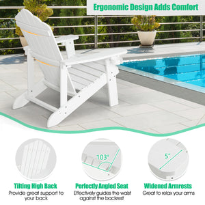 Selected HIPS and HDPE materials for weather resistance and fade resistance<br>Both materials require minimal maintenance  just clean them with water or soap<br>Ergonomic design with spacious seats and slop backrests for ultimate comfort<br>Both Adirondac