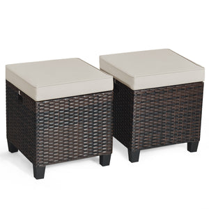 The sturdy and solid steel frame ensures sturdiness and durability<br>Premium and hand-woven rattan suitable for outdoor<br>Premium cushions for maximum comfort<br>The water-proof cushion cover is removable and washable<br>Fixed by ropes to prevent the cu