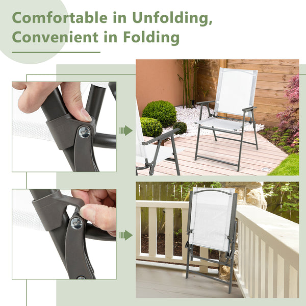 Sturdy and anti-rust metal frame for 330 lbs weight capacity<br>Non-slip foot pads for extra stability and floor protection<br>Folding design for easy storage and space-saving<br>Hassle-free to move as well thanks to the portable design<br>Keep them stabl