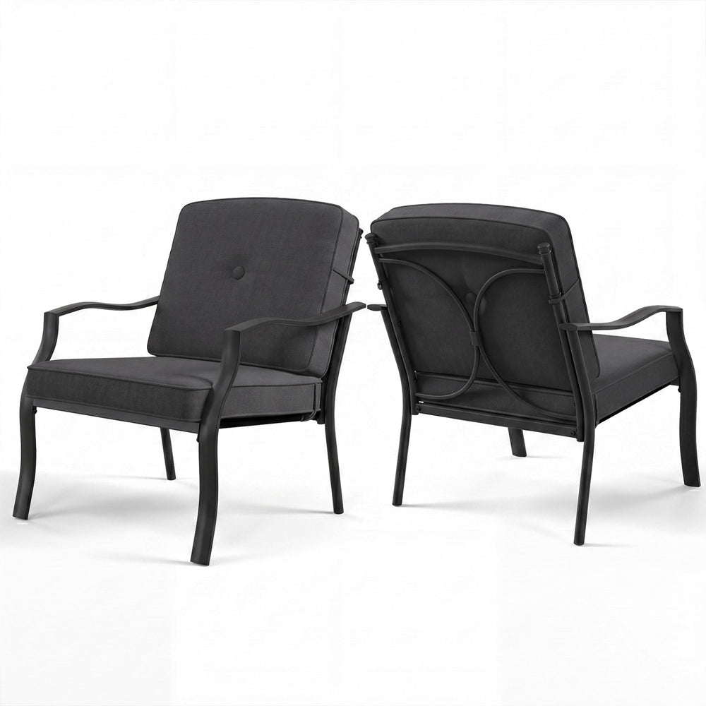 Ergonomic seat effectively relieves your fatigue <br>Soft seat and back cushions offer endless comfort <br>Smooth zippers make cushion covers easy to detach and wash <br>Fixing buckles to keep the cushions in the right place <br>Heavy-duty metal frame for