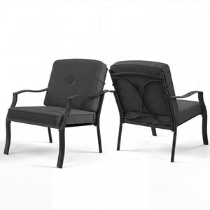 Ergonomic seat effectively relieves your fatigue <br>Soft seat and back cushions offer endless comfort <br>Smooth zippers make cushion covers easy to detach and wash <br>Fixing buckles to keep the cushions in the right place <br>Heavy-duty metal frame for