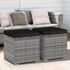 Can be used as a storage box  a footstool  a side table or an additional seat<br>Ample storage space inside offers more convenience<br>Soft seat cushions bring you optimal comfort<br>Smooth zippers make the cushion cover easy to remove and wash<br>Stable 