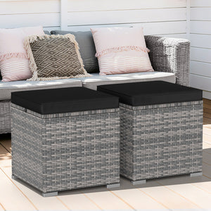 Can be used as a storage box  a footstool  a side table or an additional seat<br>Ample storage space inside offers more convenience<br>Soft seat cushions bring you optimal comfort<br>Smooth zippers make the cushion cover easy to remove and wash<br>Stable 