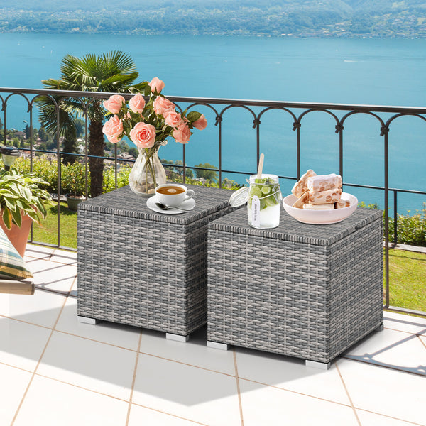 Can be used as a storage box  a footstool  a side table or an additional seat<br>Ample storage space inside offers more convenience<br>Soft seat cushions bring you optimal comfort<br>Smooth zippers make the cushion cover easy to remove and wash<br>Stable 