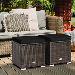 Can be used as a storage box  a footstool  a side table or an additional seat<br>Ample storage space inside offers more convenience<br>Soft seat cushions bring you optimal comfort<br>Smooth zippers make the cushion cover easy to remove and wash<br>Stable 