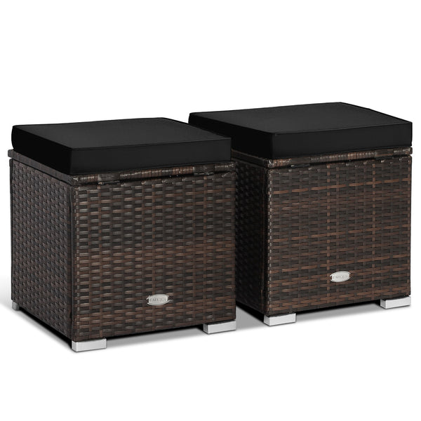 Can be used as a storage box  a footstool  a side table or an additional seat<br>Ample storage space inside offers more convenience<br>Soft seat cushions bring you optimal comfort<br>Smooth zippers make the cushion cover easy to remove and wash<br>Stable 