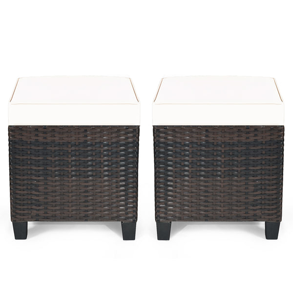 The sturdy and solid steel frame ensures sturdiness and durability<br>Premium and hand-woven rattan suitable for outdoor<br>Premium cushions for maximum comfort<br>The water-proof cushion cover is removable and washable<br>Fixed by ropes to prevent the cu