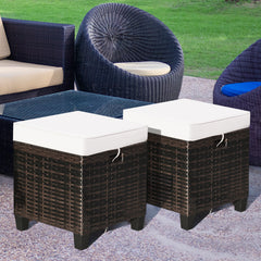 The sturdy and solid steel frame ensures sturdiness and durability<br>Premium and hand-woven rattan suitable for outdoor<br>Premium cushions for maximum comfort<br>The water-proof cushion cover is removable and washable<br>Fixed by ropes to prevent the cu