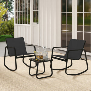 Rock stably with non-slip pads and adjustable stopper<br>Curved seat and back make you more relaxed<br>Made of premium material for long-time use<br>Quick-drying and breathable seat fabric offers more comfort<br>Reinforced metal frame offers strong suppor