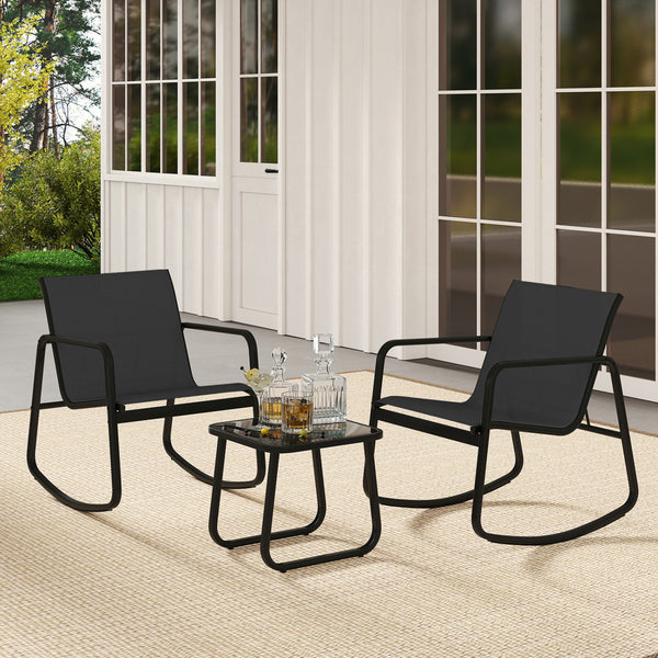 Rock stably with non-slip pads and adjustable stopper<br>Curved seat and back make you more relaxed<br>Made of premium material for long-time use<br>Quick-drying and breathable seat fabric offers more comfort<br>Reinforced metal frame offers strong suppor
