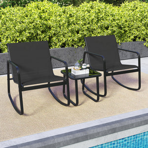Rock stably with non-slip pads and adjustable stopper<br>Curved seat and back make you more relaxed<br>Made of premium material for long-time use<br>Quick-drying and breathable seat fabric offers more comfort<br>Reinforced metal frame offers strong suppor