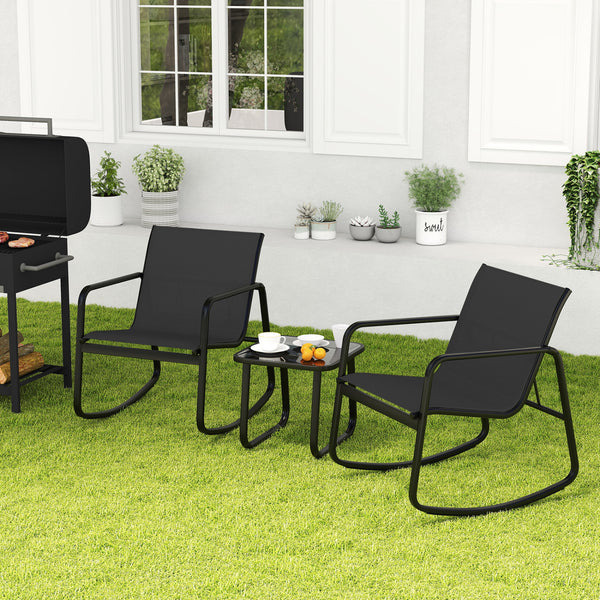 Rock stably with non-slip pads and adjustable stopper<br>Curved seat and back make you more relaxed<br>Made of premium material for long-time use<br>Quick-drying and breathable seat fabric offers more comfort<br>Reinforced metal frame offers strong suppor