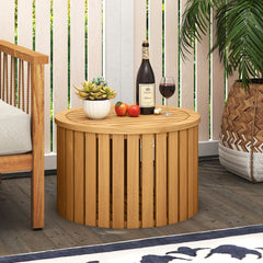 Premium acacia wood offers long-lasting outdoor use<br>2.3-inch umbrella hole fits most patio umbrellas (the umbrella is not included)<br>Removable base allows easy placement of umbrella stand<br>Note: Umbrella base required (not included)<br>Square One: 
