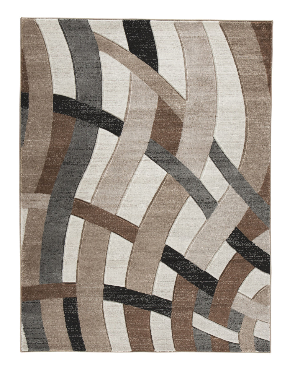 Love an ultra-modern aesthetic? Dress up your room with this area rug. Its plush pileâ€™s carved geometric design in subtle multicolored tones is pure pleasure for the eyes.<br/><br/><b>Product Features</b><ul><li>Made of polypropylene</li><li>Machine wov