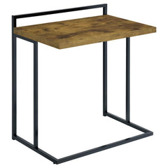This c-table features an extra wide surface area with a durable engineered wood top, supported by a strong metal frame. Its minimalist, contemporary design makes it perfect for modern living rooms or smaller spaces, offering ample room for essentials like