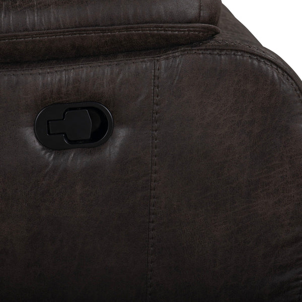 Brookings - Glider Recliner - Charcoal
