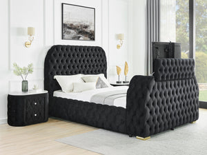 Natalia - Queen Bed - Black<h4><b>Natalia - Queen Headboard - Black</b></h4> <table width="100%"><colgroup><col style="width: 30%"> <col style="width: 70%"> </colgroup> <tbody> <tr> <td>Dimensions</td> <td> 72.00"L x 101.50"D x 59.00"H</td> </tr> <tr> <td