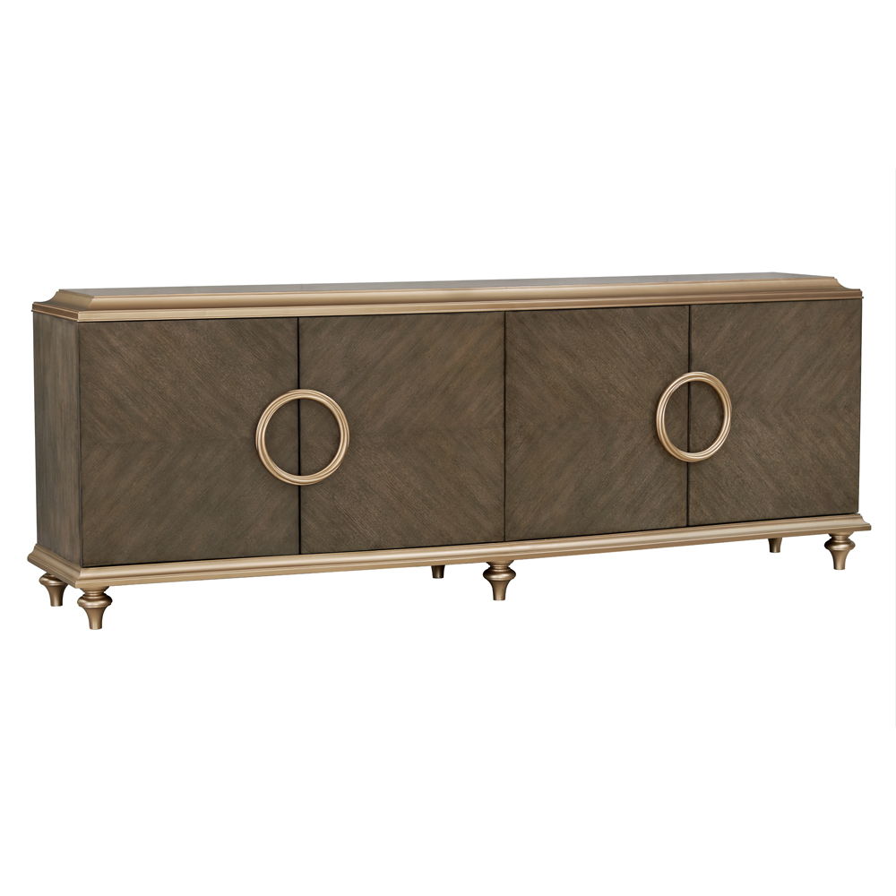 Console Cabinet - Light Brown<br/><br/><b>Product Features</b><ul><li>Exclusive Design</li><li>KD Legs</li><li>Oversize Handle Design</li><li>Wooden Turned Legs</li></ul><br/>