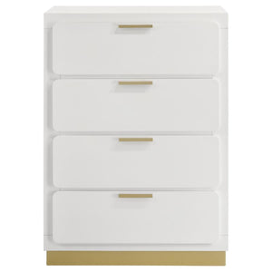 Caraway - 4-Drawer Bedroom Chest - White
