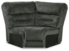 This wedge is made with polyester upholstery. Pairs with other items in the series to make a sectional.<br><br><b>Additional Dimensions</b><br><ul><li>Seat height: 20-"</li><li>Top of cushion to top of back: 27-"</li><li>Leg height: 2.25-"</li><li>Minimum