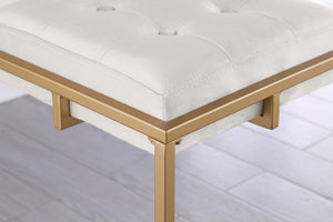 Nadia - Upholstered Backless Counter Stool (Set of 2) - Beige