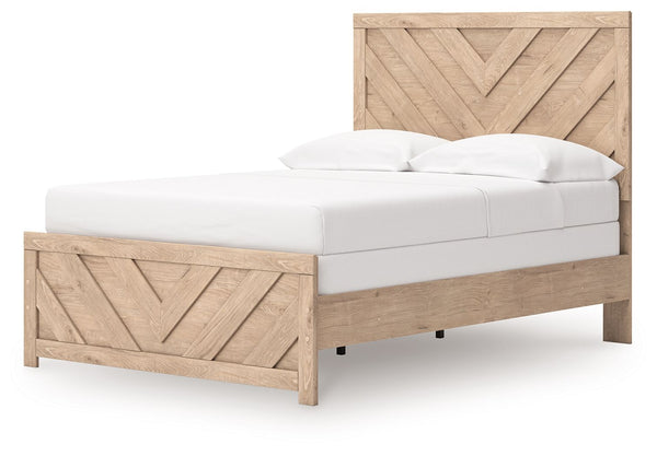 Sanginlane - Tan - Full Panel Bed