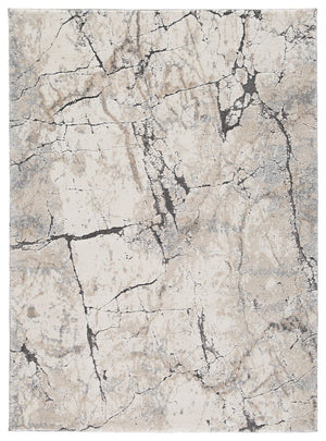 Color trends come and go, but the elegance and chic style of this area rug have a truly timeless quality. Intricate high-low abstract patterns bring neutral hues of cream, beige, gray and black, blending with any interior. Superior machine-woven construct