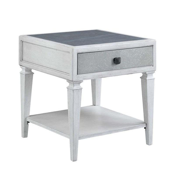 Katia - End Table - White - 24-"