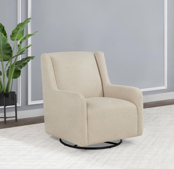  360-degree swivel base. Ideal as a nursery chair
