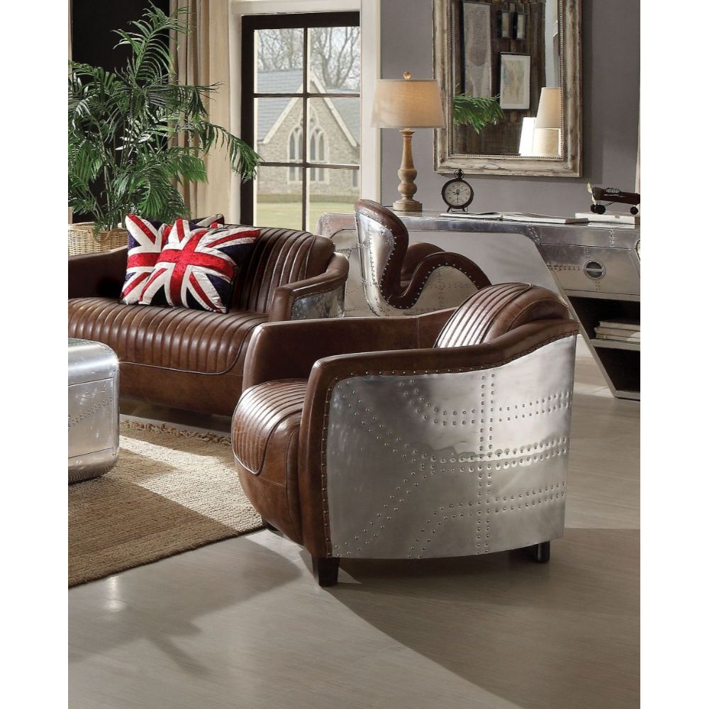 The Brancaster is absolutely an eye-catching decoration and functional piece in your home. This is an incredible design with curved lines, combining leather together to bring you a vintage sensation in the living room. Modern and comfortable is your best 
